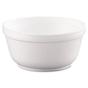 Insulated Foam Bowls, 12 oz, White, 50/Pack, 20 Packs/Carton