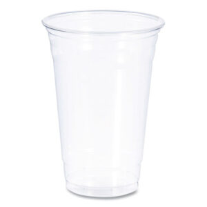 Polypropylene Cups, Cold Cups, 20 oz, Plastic, Clear, 50/Bag, 12 Bags/Carton