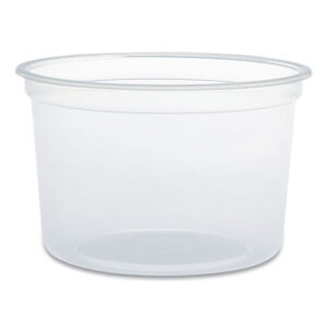 MicroGourmet Food Container, 16 oz, Translucent, Plastic...