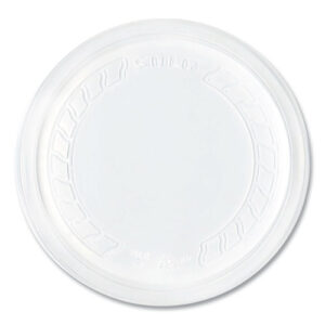Conex Deli Container Lid, Clear, Plastic, 500/Carton