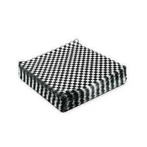 Grease-Resistant Food Wrap, 12 x 12, Black Check, 5,000/Carton