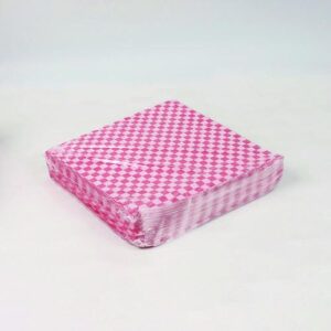Grease-Resistant Food Wrap, 12 x 12, Red Check, 5,000/Carton