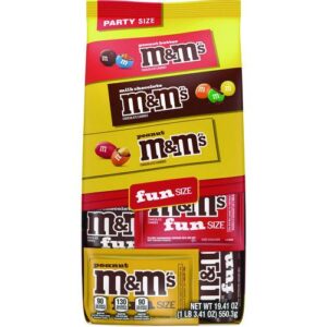 M and M's Milk Chocolate, Peanut and Peanut Butter Variety Pack Fun Size...