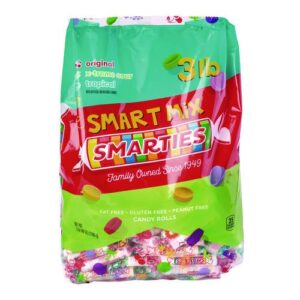 Smarties Candy Rolls, Original/Tropical/X-Treme Sour Flavor Assortment, 3...