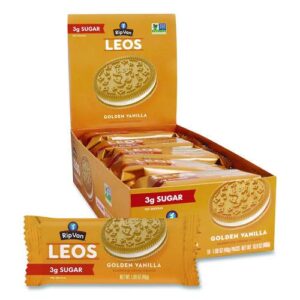 Leos Golden Vanilla Sandwich Cookies, 2 Cookies/Pack, 10 Packs/Box
