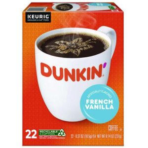 K-Cup Pods, French Vanilla, 22 Pods/Box