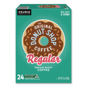 Donut Shop Coffee K-Cups, Regular, 24/Box