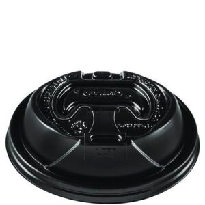 Optima Reclosable Lids for Hot Paper Cups, Fits 12 oz to 24 oz Hot Cups, Plastic...