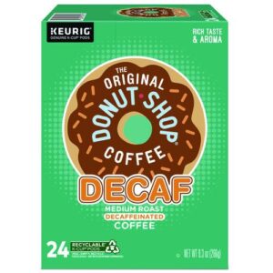 Donut Shop Decaf Coffee K-Cups, 24/Box