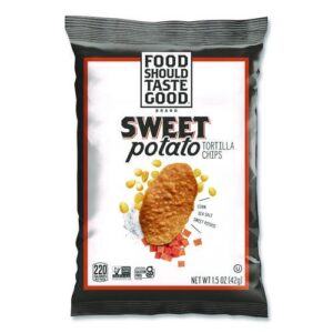 Tortilla Chips, Sweet Potato with Sea Salt, 1.5 oz., 24/Carton