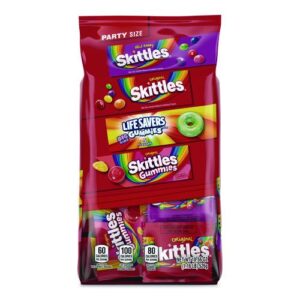 Skittles, Skittles Gummies and Life Savers Gummies Party Pack, Assorted...
