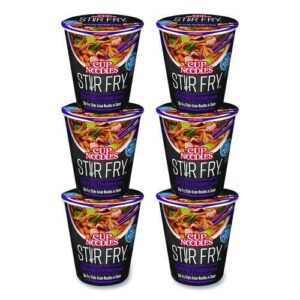 Cup Noodles Stir Fry, Teriyaki Chicken, 3 oz Cup, 6/Carton