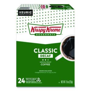Classic Decaf Coffee K-Cups, Medium Roast, 24/Box
