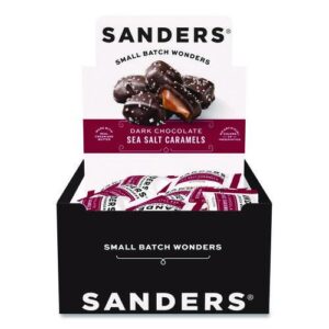 Small Batch Wonders Snack Size Dark Chocolate Sea Salt Caramels, 0.5 oz...