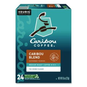 Caribou Blend Coffee K-Cups, 24/Box
