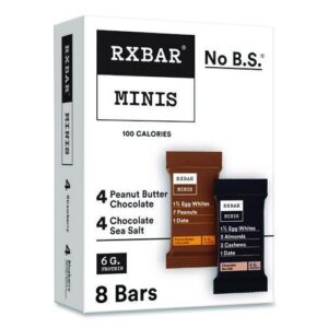 Minis Protein Bars, Chocolate Sea Salt and Peanut Butter Chocolate...