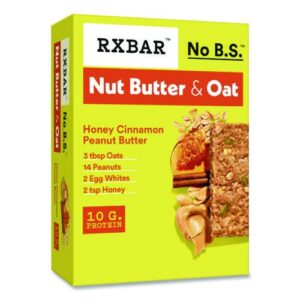 Gluten-Free Honey Cinnamon Peanut Butter Protein Bar, 1.9 oz Bar...