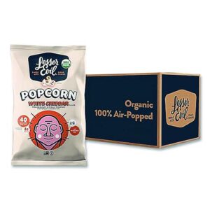 Snack Organic No Cheese Cheesiness Popcorn, Cheese, 0.88 oz Bag...
