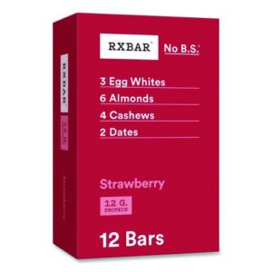 Gluten-Free Strawberry Protein Bar, 1.83 oz Bar, 12/Box