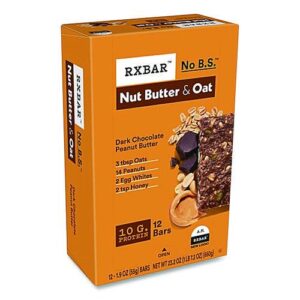 Gluten-Free Peanut Butter Dark Chocolate Protein Bar, 1.9 oz Bar, 12/Box