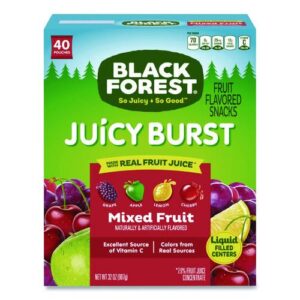 Juicy Burst Fruit Flavored Snack, Mixed Fruit, 32 oz Pouch, 40/Box