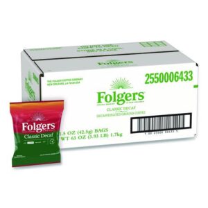 Classic Decaf Ground Coffee Fraction Pack, Classic Roast Decaf, 1.5 oz, 42/Carton