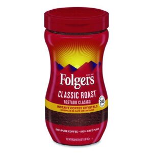 Classic Roast Instant Coffee, 16 oz Jar