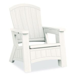 Adirondack Chair with Storage, Supports Up to 375 lb, 14.5" Seat Height, 30" x...