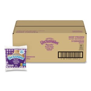 UNCRUSTABLES Peanut Butter and Grape Jelly on Wheat Bread, 2.6 oz Bag...