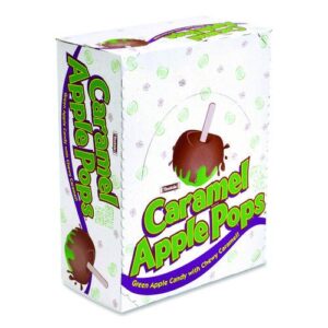 Caramel Apple Pops, 0.63 oz, 48/Carton