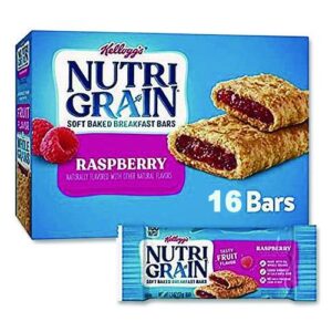 Nutri-Grain Soft Baked Breakfast Bars, Raspberry, Indv Wrapped 1.3 oz Bar...