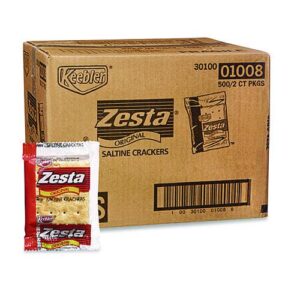 Zesta, Individually Wrapped, Saltine, 500/Carton