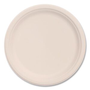 Compostable Molded Fiber Dinnerware, ProPlanet Seal, Plate, 9" dia...