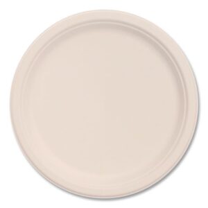 Compostable Molded Fiber Dinnerware, ProPlanet Seal, Plate, 10.2" dia...