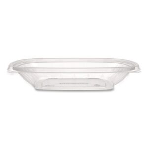 Square Plastic Bowls, 24 oz, 5 x 5 x 1.99, Clear, Plastic, 63 Bowls/Sleeve, 4...