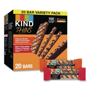 Thins Peanut Butter Dark Chocolate and Dark Chocolate Cherry Cashew...