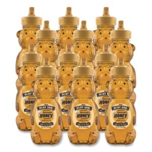 Clover Honey, 12 oz Bottle, 12/Carton
