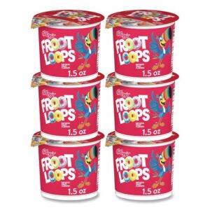 Froot Loops Breakfast Cereal, Single-Serve 1.5 oz Cup, 6/Box