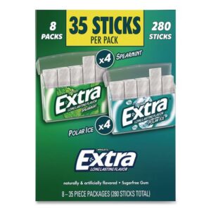 Extra Polar Ice and Spearmint Sugar-Free Gum Variety Pack, Polar...