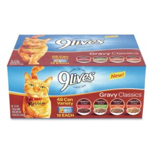 Gravy Classics Wet Cat Food Variety Pack, Assorted Flavors, 5.5 oz Can...