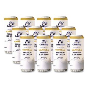 Ice Cream Pod, Vanilla, 5.2 oz Single Serve Pod for ColdSnap Machine...