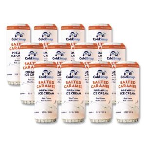 Ice Cream Pod, Salted Caramel, 5.2 oz Single Serve Pod for ColdSnap Machine...