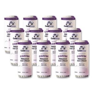 Ice Cream Pod, Coffee, 5.2 oz Single Serve Pod for ColdSnap Machine...