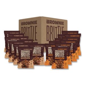 Crunchy Brownie Snack Variety Pack, Chocolate Chip and Salted Caramel, 2 oz...