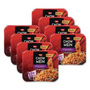 Chow Mein Teriyaki Chicken Noodles, 4 oz, 8/Carton