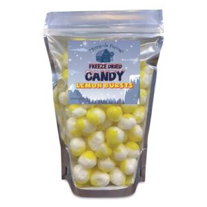 Freeze Dried Candy, Lemon Bursts, 1.12 lb Bag, 12/Carton