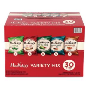 Kettle Cooked Chips Variety Mix, Four Assorted Flavors, 1.38 oz Bags, 30...