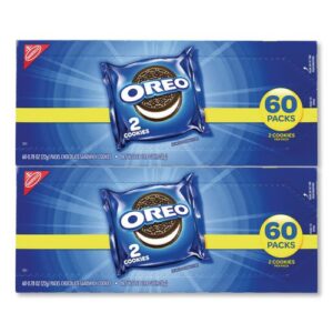 Oreo Chocolate Sandwich Cookies, Chocolate, 2 Cookies/Packet, 60...