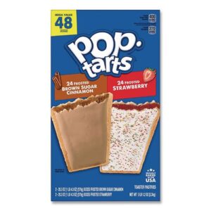 Pop Tarts, Brown Sugar Cinnamon/Strawberry, 2 Tarts/Pouch, 12...