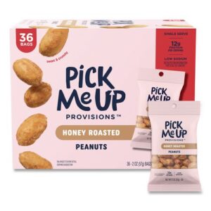 Honey Roasted Peanuts, 2 oz Packet, 36/Box